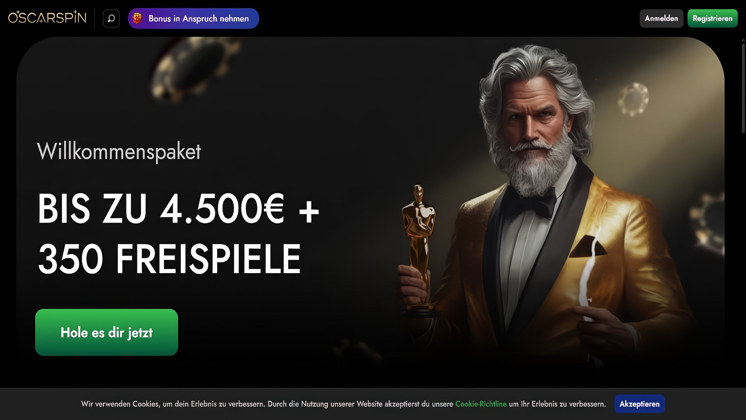 Oscarspin desktop screenshot 1